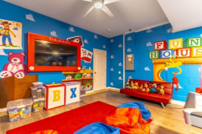 Pool Home with Themed Bedrooms & a Fun Room